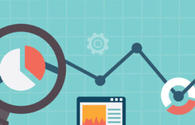 Flat vector illustration of web analytics information and development website statistic Flat vector illustration of web analytics information and development website statistic - vector illustration